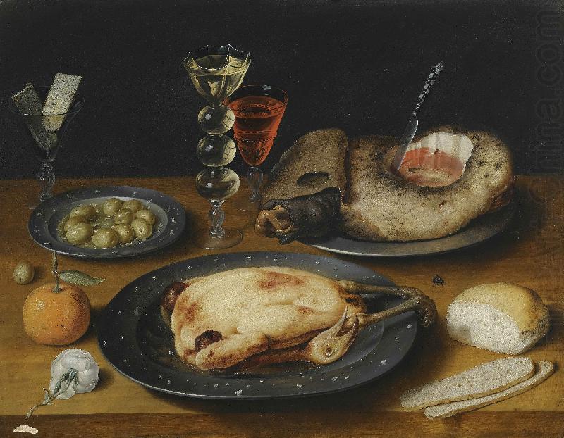 Still Life of a Roast Chicken, HEINTZ, Joseph the Elder